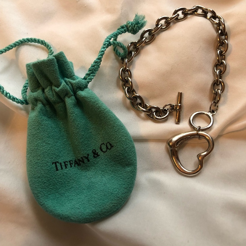 Tiffany & Co Elsa Peretti open heart bracelet
